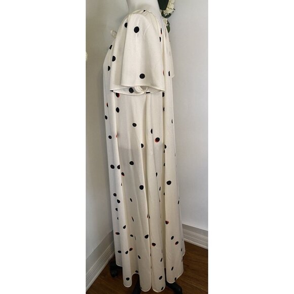 Sterling Sophisticates Vtg House Coat Dress MuMu Lounger Granny Robe Maxi Sz M - Picture 16 of 16